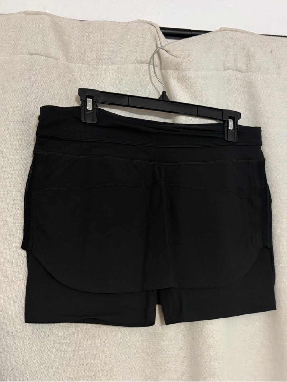 lululemon athletica Black Layered Skort Shorts